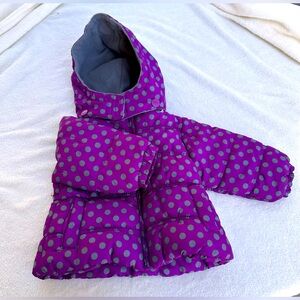 Carter’s baby jacket with detachable hood. Size 12 months. Soft lining like new